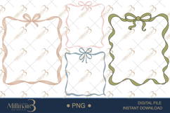 Whimsical Coquette Frames Clipart PNG Product Image 1