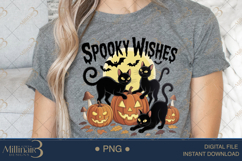Spooky Black Cat Pumpkin PNG|Halloween Black Cat in Pumpkin Product Image 4