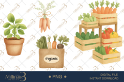 Farmers Market Clipart| Fruit &amp; Veggie Art Product Image 1