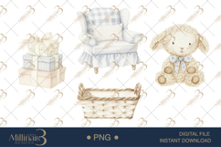 Watercolor Petit Playroom Clipart Product Image 1