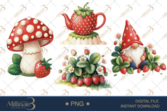 Watercolor Fairy Garden Clipart | Whimsical Watercolor Fairy Product Image 1