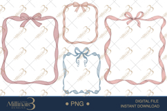 Whimsical Coquette Frames Clipart PNG Product Image 1