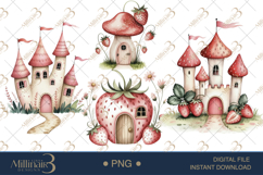 Strawberry Fairy PNG Fantasy Clipart Product Image 1