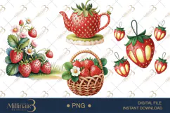 Watercolor Fairy Garden Clipart | Whimsical Watercolor Fairy Product Image 1