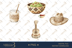 Watercolor Cute Cinco de Mayo Clipart Product Image 1