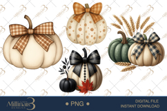 Fall Pumpkins Clipart | Cozy Autumn Graphics Product Image 1