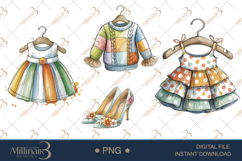 Cute Bear Fashion Clipart Baby Shower Invitations Product Image 1