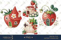 Watercolor Fairy Garden Clipart | Whimsical Watercolor Fairy Product Image 1