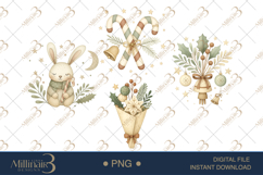 Christmas Watercolor Clipart Product Image 1