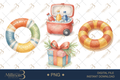 Cute Summer Pool Party Clipart Product Image 1