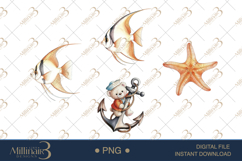 Cute Sailor Animals Clipart Product Image 1