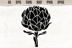 Stencils Artichoke SVG Product Image 1