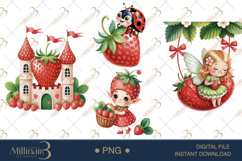 Watercolor Fairy Garden Clipart | Whimsical Watercolor Fairy Product Image 1