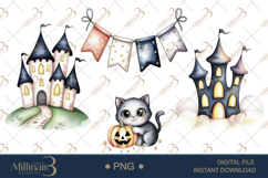 Cute Ghost Halloween Clipart Product Image 1