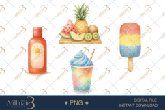 Cute Summer Pool Party Clipart Product Image 1