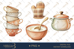 Cute Pumpkin Spice Clipart Product Image 1