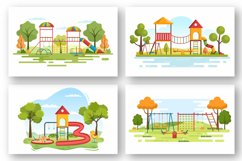 17 Children Playground Cartoon Illustration Product Image 2