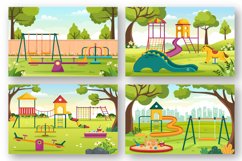 17 Children Playground Cartoon Illustration Product Image 4