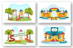 17 Children Playground Cartoon Illustration Product Image 3