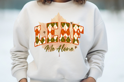 Leaf Me Alone Funny Pun Arched Words Fall Product Image 3