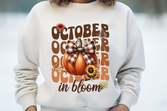 October In Bloom Repeat Fall Word Art Product Image 3
