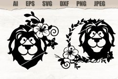 Clipart Lion SVG Product Image 1