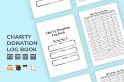 Donation Info Tracker KDP Interior Product Image 1