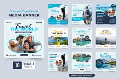 Touring agency social media post set Product Image 1