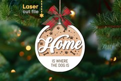 Home Christmas Tree Toy SVG laser cut file for Glowforge Product Image 1