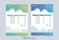 Modern business payment invoice vector Product Image 1
