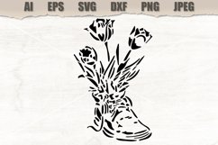 Stencil Tulips SVG Product Image 1