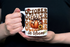 October In Bloom Repeat Fall Word Art Product Image 2