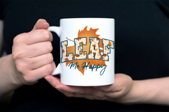 Leaf Me Happy Fall Funny Words Pun Product Image 2