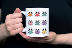 9-Grid Boujee Ghosts Reading Books Cute Product Image 2