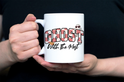 Ghost with the Most Halloween Word Retro Product Image 2