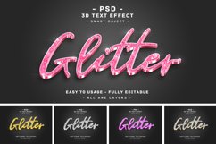 5 pack 3d glitter colors text style effect vol.1 Product Image 1