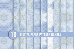 Blue Watercolor Background Bundle Product Image 1