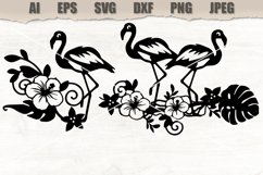Clipart Flamingo SVG Product Image 1