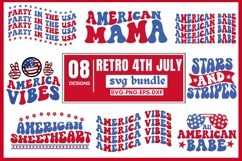 Retro 4th July SVG Bundle Product Image 1
