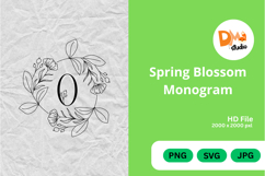 Spring Blossom Monogram Product Image 1