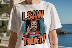 I Saw That Funny Thumbs Up Jesus Silly Product Image 2