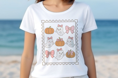 Cute Coquette Ghosts &amp; Bows Halloween Grid Product Image 3