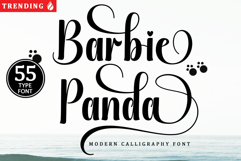 Barbie Panda - Family Font In 55 Type Product Image 2