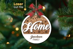 Home Christmas Tree Toy SVG laser cut file for Glowforge Product Image 1