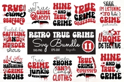 Retro True Crime SVG bundle Product Image 1