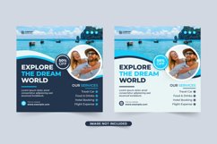 Touring agency social media post design Product Image 1