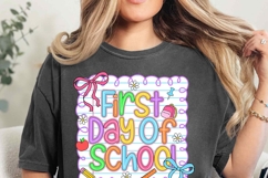 Coquette First Day Of School Png | Preppy Back To School Product Image 2