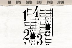 Stencil Numbers SVG Product Image 1