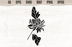 Stencil Flowers SVG Product Image 1