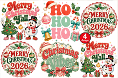 Retro Christmas Sublimation Product Image 1